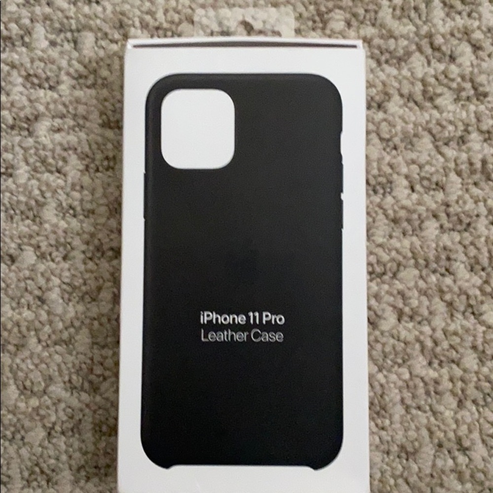 Apple iPhone 11 Pro leather case